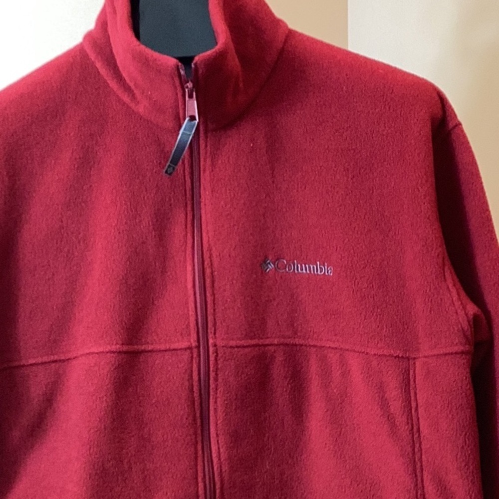 Columbia Red Fleece Jacket